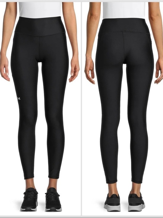 Under Armour Pants - Under Armour HeatGear Armour HiRise Leggings Black Full Length NWT Size S